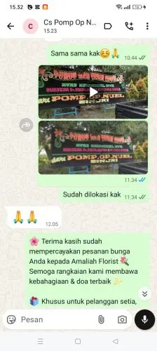 Testimonial Papan Bunga palanyar
