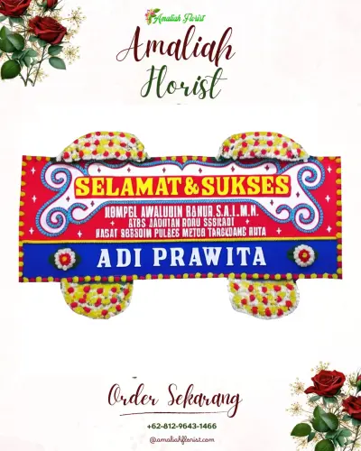 Karangan Bunga Ucapan Selamat palanyar